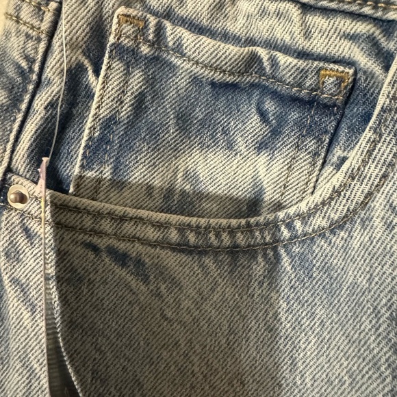 Wild Fable High Rise Curvy Straight Jeans Size 8 NWT 32" Inseam Blue Denim - Picture 4 of 11